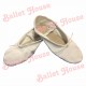 Zapatillas media punta lona blanca